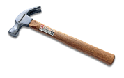 Молоток-гвоздодер 0,5кг с деревянной рукояткой Bauwelt