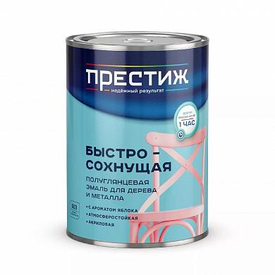 Эмаль акриловая быстросохнущая ПОЛУГЛЯНЦЕВАЯ для дерева и металла Престиж РФ
