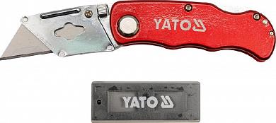 Нож складной (лезвия трапеция) Yato