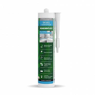 Герметик силиконовый санитарный SX101 280мл Makroflex