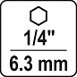 Сверло по металлу HSS хвостовик HEX Yato