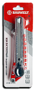 Нож пистолетный с выдвижным лезвием 18мм алюминиевый корпус Bauwelt