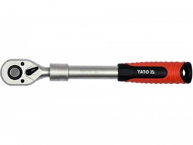 Ключ трещоточный 1/2" телескопический 305-445мм Yato